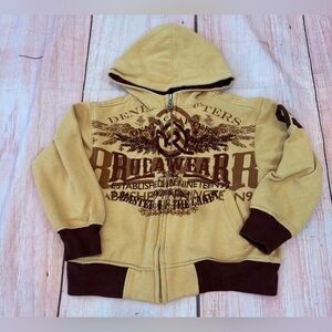 Rocawear Vintage Boys Size 7 Embroidered Zip Up Hoodie